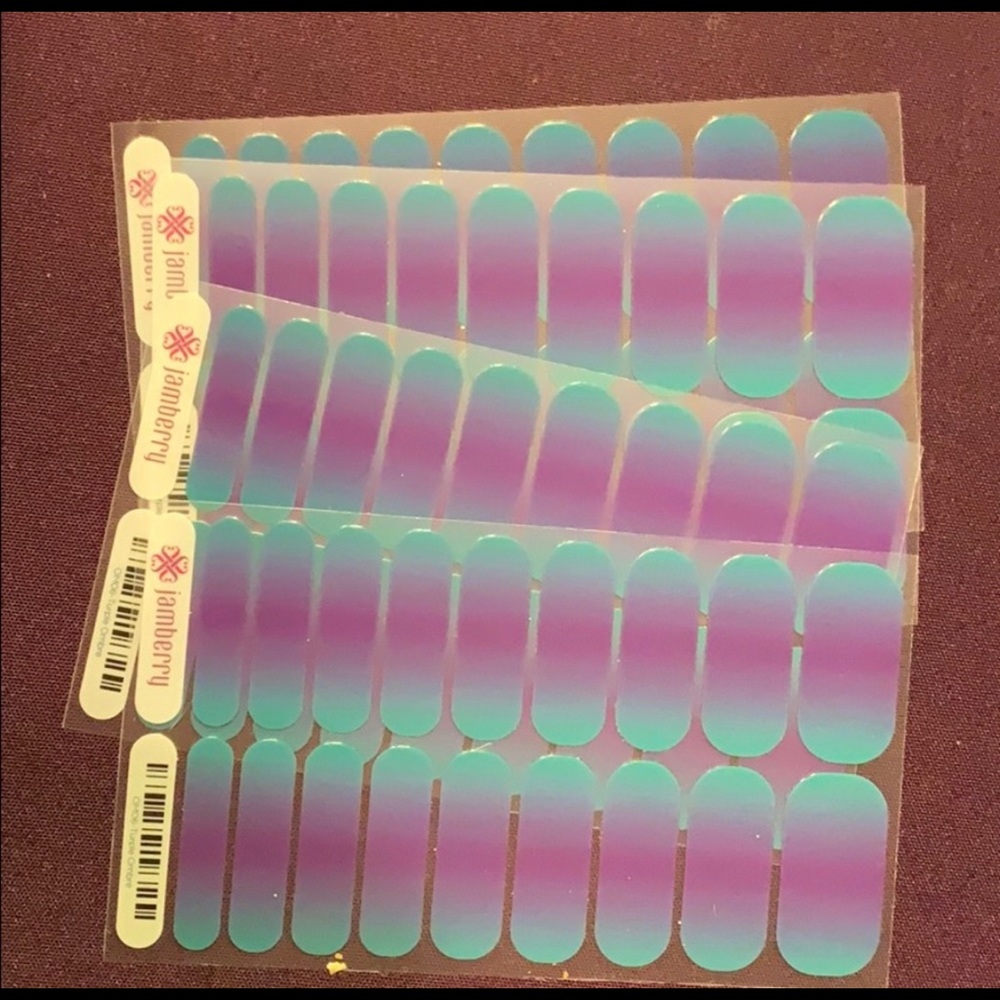 Jamberry Turple Ombré 4 full sheets!!